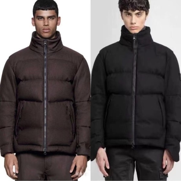 ❤스톤아일랜드 남성 블랙 구스다운 패딩 - Stone Island Mens Black Padding - sto0534x