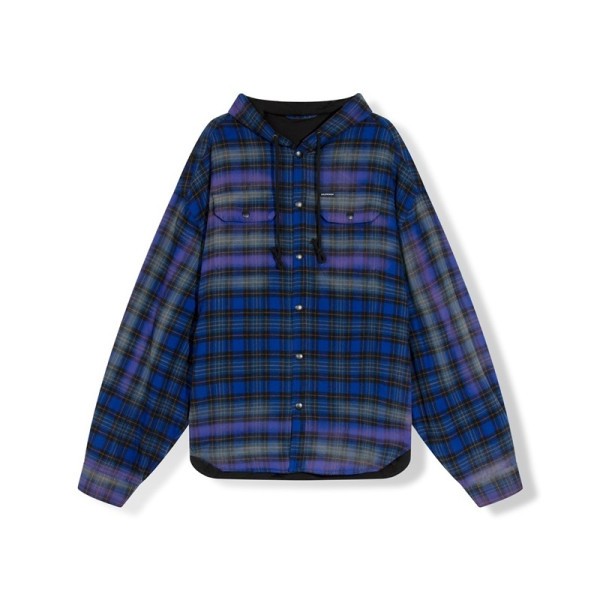 ❤발렌시아가 남/녀 캐쥬얼 네이비 후드티 - Balenciaga Unisex Navy Hoodie - ba12x