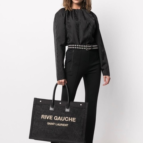 ❤입생로랑 남/녀 블랙 토트백 - Saint Laurent Unisex Black Tote Bag - ysl179x