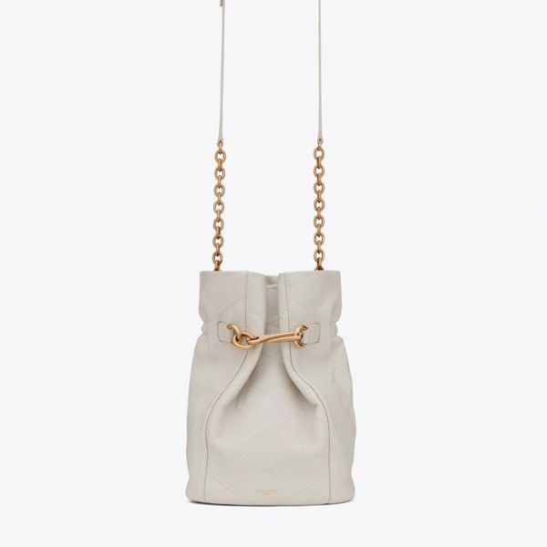 ❤입생로랑 여성 화이트 버킷백 - Saint Laurent Womens White Bucket Bag - ysl287x