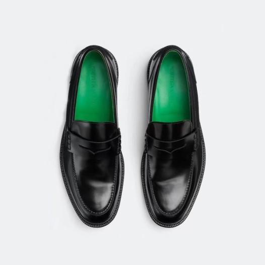 ❤보테가베네타 남성 블랙 로퍼 - Bottega Veneta Mens Black Loafer - bv09x