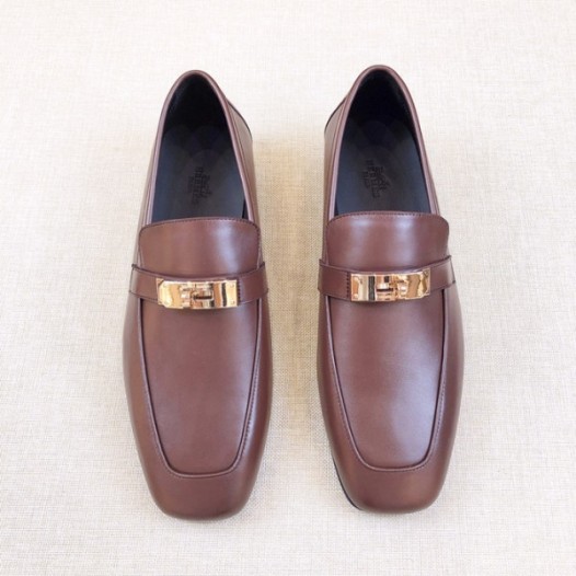 ❤에르메스 남성 시그니처 브라운 로퍼 - Hermes Mens Brown Loafer - her920x