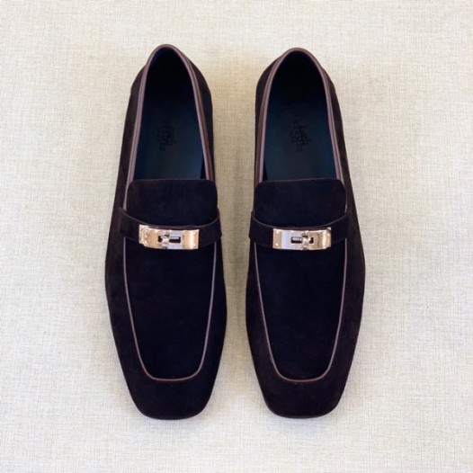❤에르메스 남성 시그니처 브라운 로퍼 - Hermes Mens Brown Loafer - her922x