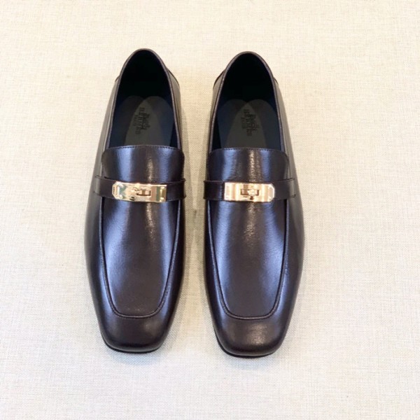 ❤에르메스 남성 시그니처 브라운 로퍼 - Hermes Mens Brown Loafer - her922x