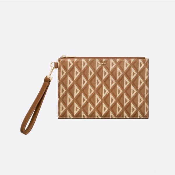 ❤디올 남성 카멜 다이아몬드 클러치 - Dior Mens Camel Clutch - di66x
