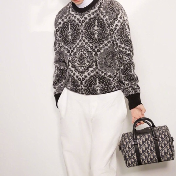 ❤디올 남성 블랙 오블리크 토트백 - Dior Men Black Oblique Tote Bag - di74x