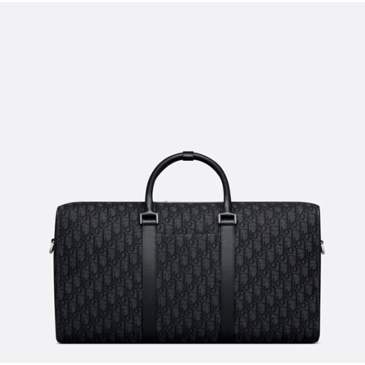 ❤디올 남성 오블리크 블랙 키폴 - Dior Mens Black Keepall - di75x