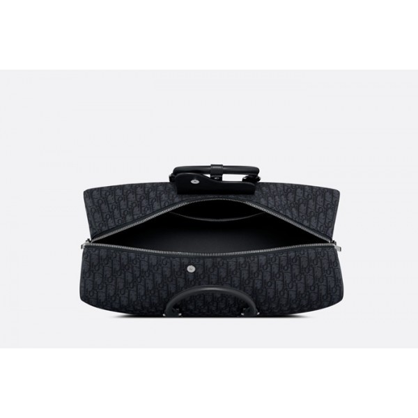 ❤디올 남성 오블리크 블랙 키폴 - Dior Mens Black Keepall - di75x
