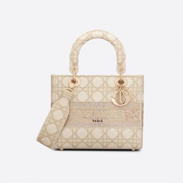 ❤디올 여성 골드 레이디백 - Dior Womens Gold Lady Bag - di83x