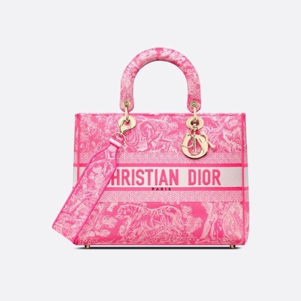 ❤디올 여성 핑크 레이디백 - Dior Womens Pink Lady Bag - di87x