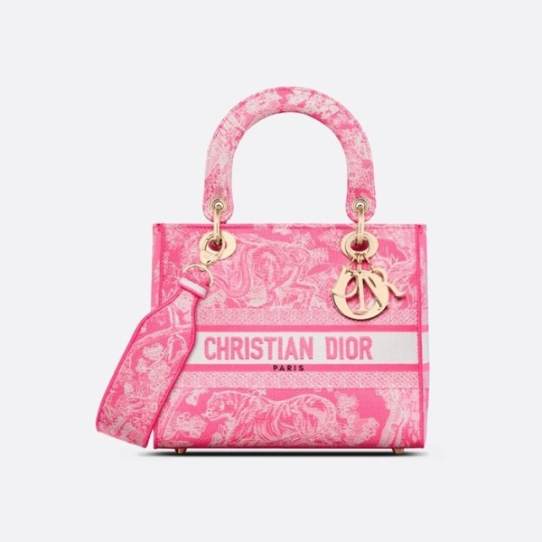 ❤디올 여성 핑크 레이디백 - Dior Womens Pink Lady Bag - di88x