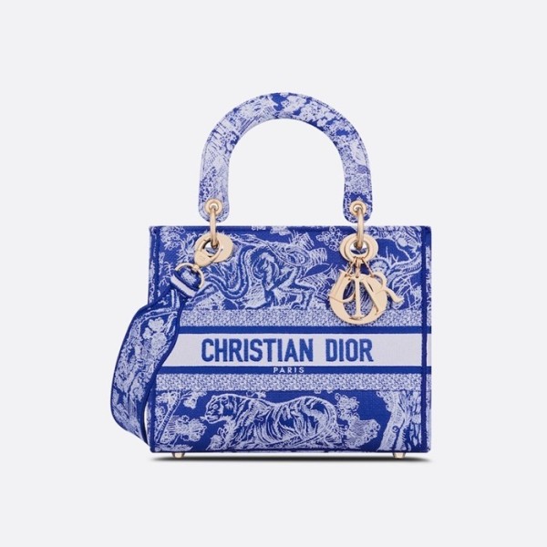 ❤디올 여성 블루 레이디백 - Dior Womens Blue Lady Bag - di90x