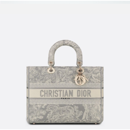 ❤디올 여성 그레이 레이디백 - Dior Womens Gray Lady Bag - di92x