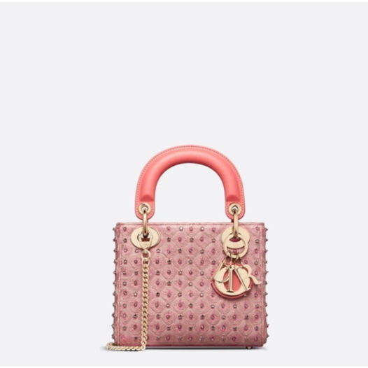 ❤디올 여성 핑크 레이디백 - Dior Womens Pink Lady Bag - di96x