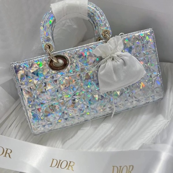 ❤디올 여성 실버 레이디백 - Dior Womens Silver Lady Bag - di101x