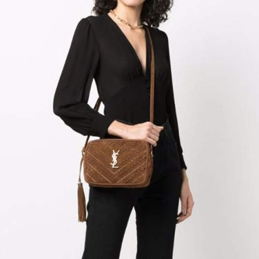 ❤입생로랑 여성 카멜 크로스백 - Saint Laurent Womens Camel Cross Bag - ysl322x