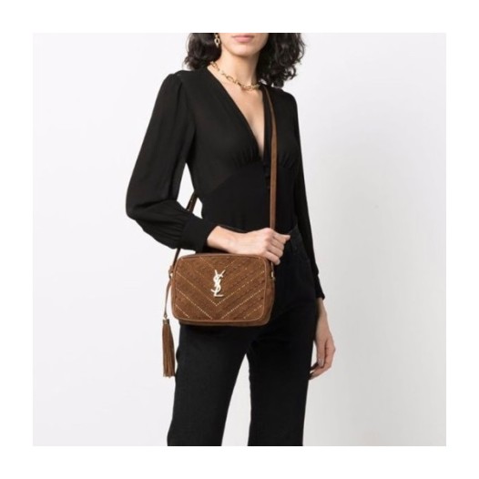 ❤입생로랑 여성 카멜 크로스백 - Saint Laurent Womens Camel Cross Bag - ysl322x