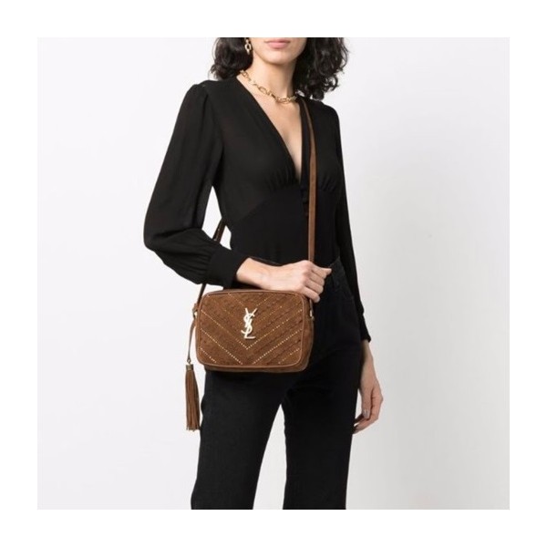 ❤입생로랑 여성 카멜 크로스백 - Saint Laurent Womens Camel Cross Bag - ysl322x