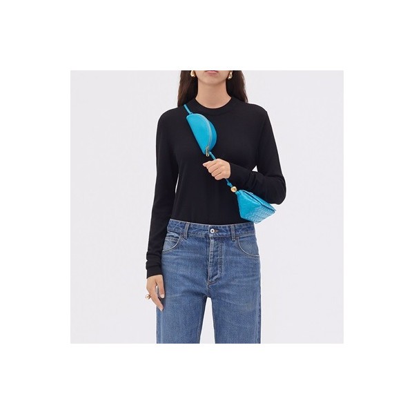❤보테가베네타 여성 블루 새들백 - Bottaga Veneta Womens Blue Saddle Bag - bv18x