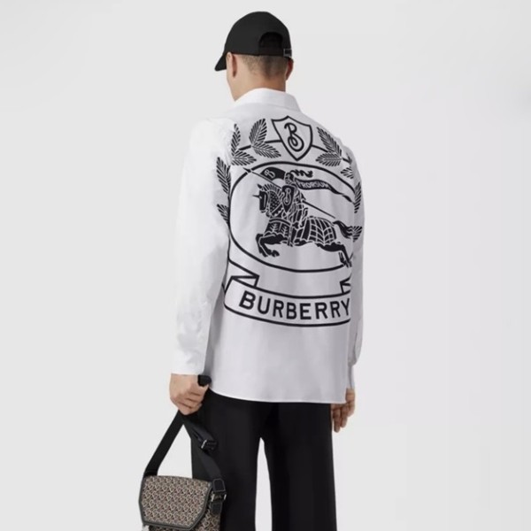 ❤버버리 남성 베이직 화이트 셔츠 - Burberry Mens White Tshirts - bu19x
