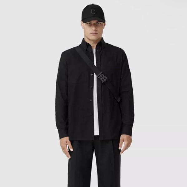 ❤버버리 남성 베이직 블랙 셔츠 - Burberry Mens Black Tshirts - bu20x