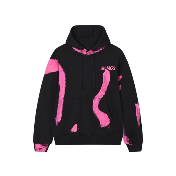 ❤발렌시아가 남/녀 블랙 후드티 - Balenciaga Unisex Black Hoodie - ba26x