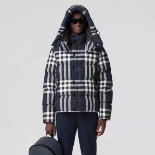 ❤버버리 남성 네이비 구스다운 패딩 - Burberry Mens Navy Padding - bu30x