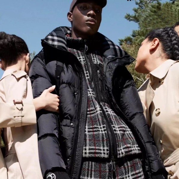 ❤버버리 남성 네이비 구스다운 롱패딩 - Burberry Mens Navy Padding - bu35x