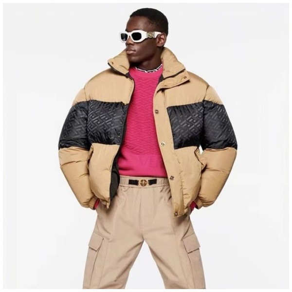 ❤베르사체 남성 구스다운 베이지 패딩 - Versace Mens Beige Padding - ve03x