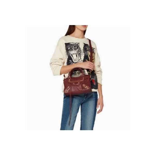 ❤발렌시아가 여성 버건디 크로스백 - Balenciaga Womens Burgundy Cross Bag - ba57x