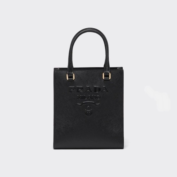 ❤프라다 여성 블랙 미니 토트백 - Prada Womens Black Tote Bag - pr74x