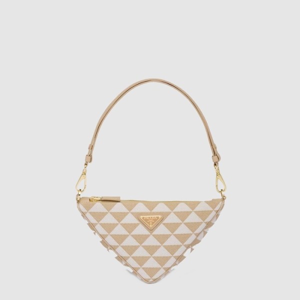 ❤프라다 여성 자수 패브릭 미니 백 1BC543 - Prada Womens Embroidered Fabric Mini Bag - pr95x