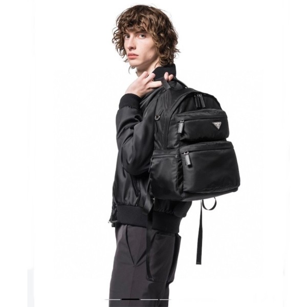 ❤프라다 남성 블랙 백팩 - Prada Mens Black Back Pack - pr156x