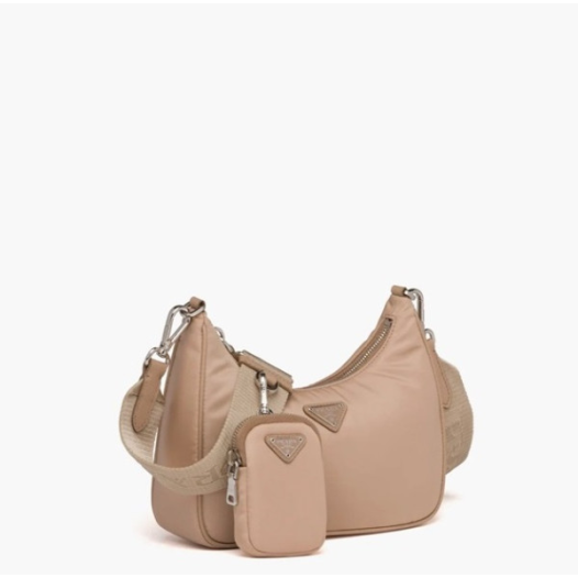 ❤프라다 여성 베이지 호보백 - Prada Womens Beige Hobo Bag - pr166x