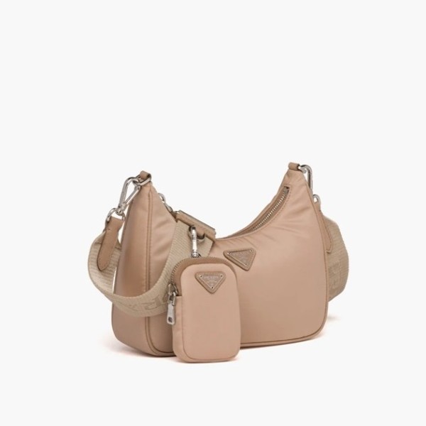 ❤프라다 여성 베이지 호보백 - Prada Womens Beige Hobo Bag - pr166x