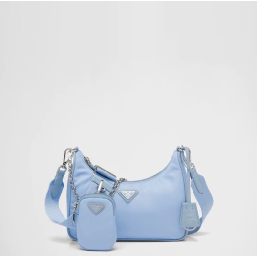 ❤프라다 여성 블루 호보백 - Prada Womens Blue Hobo Bag - pr168x