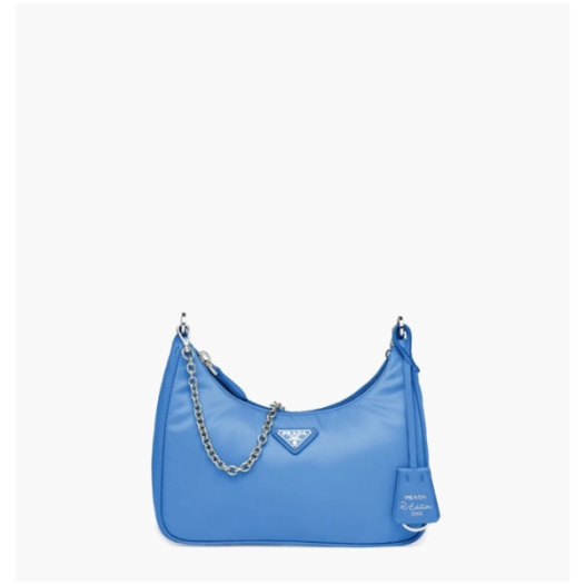 ❤프라다 여성 블루 호보백 - Prada Womens Blue Hobo Bag - pr169x