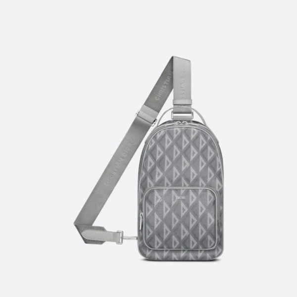 ❤디올 남성 그레이 다이아몬드 새들백 - Dior Men Gray Diamond Saddle Bag - di150x