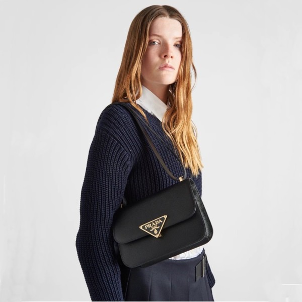 ❤프라다 여성 블랙 숄더백 - Prada Womens Black Shoulder Bag - pr210x