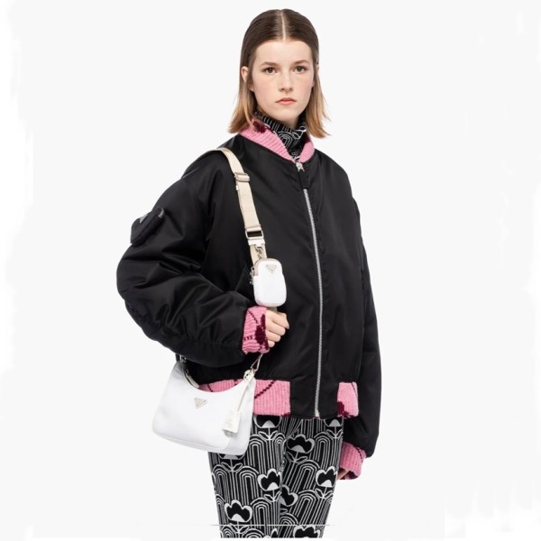 ❤프라다 여성 화이트 호보백 - Prada Womens White Hobo Bag - pr214x