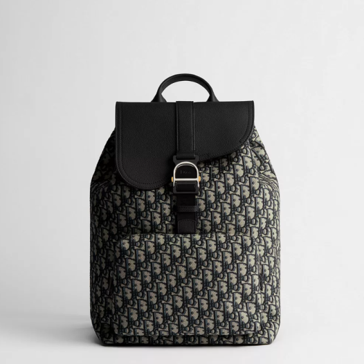 디올 남성 새들 헤리티지 플랩 백팩 - Dior Saddle Heritage Flap Backpack