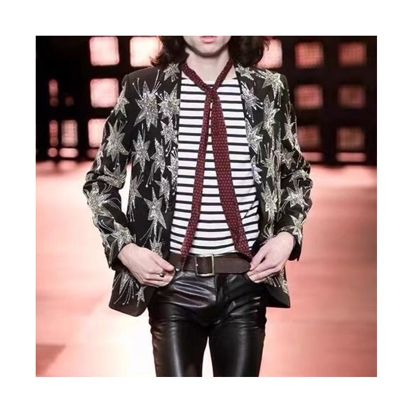 ❤입생로랑 남성 블랙 슈트 자켓 - Saint Laurent Mens Black Jackets - ysl324x