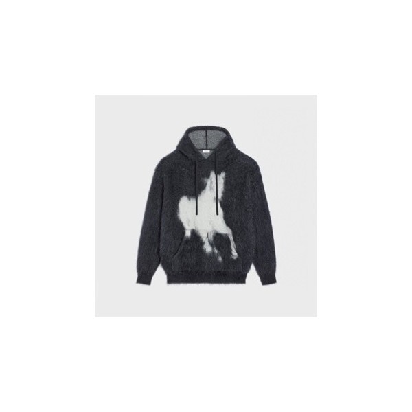 ❤셀린느 남성 캐쥬얼 블랙 후드티 - Celine Mens Black Hoodie - ce30x