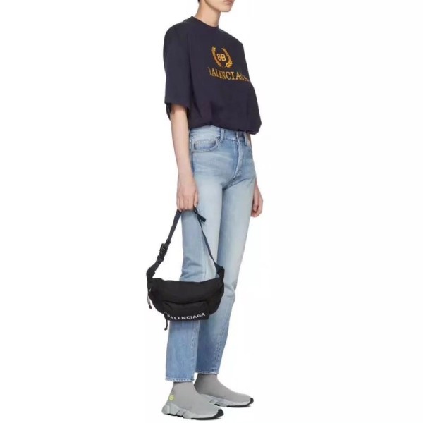 ❤발렌시아가 남성 블랙 힙색 - Balenciaga Mens Black Hip Sack - ba101x
