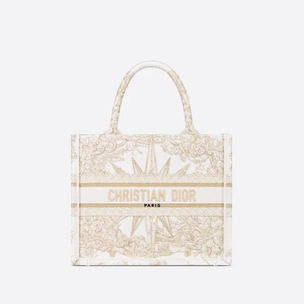 ❤디올 남/녀 골드 북토트 - Dior Unisex Gold Book Tote - di176x