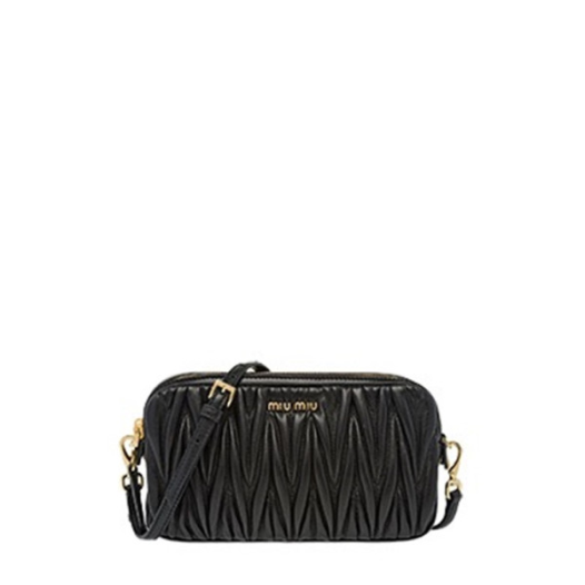 ❤미우미우 여성 블랙 마트라세 크로스백 - MiuMiu Womens Black Matelasse Bag - miu0264x