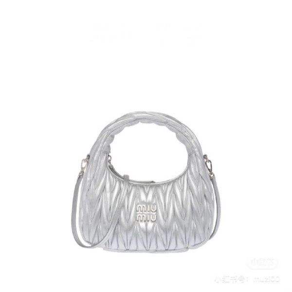 ❤미우미우 여성 실버 크로스백 - Miumiu Womens Silver Cross Bag - miu266x