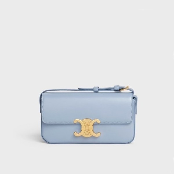 ❤셀린느 여성 블루 트럼펫 숄더백 - Celine Womens Blue Triomphe Bag - ce57x