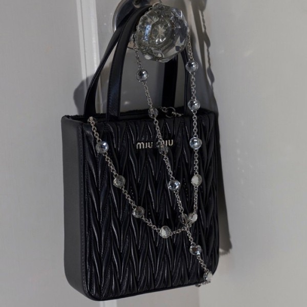 ❤미우미우 여성 블랙 핸드백 - Miumiu Womens Black Hand Bag - miu273x