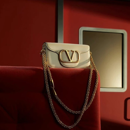 ❤발렌티노 가라바니 로코 카프스킨 스몰 숄더 백 - Valentino Womens White Shoulder Bag - val359x